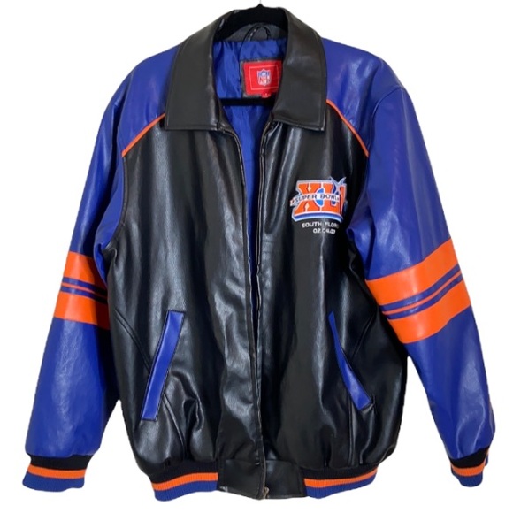 NFL Other - Super Bowl XLI Colts vs Bears Faux Leather Jacket Size Medium